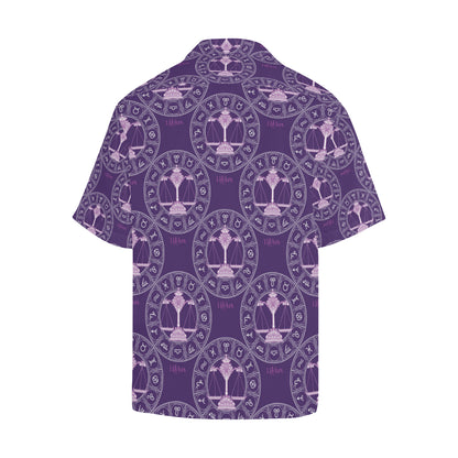 Libra Pattern Print Design 03 Men's Hawaiian Shirt