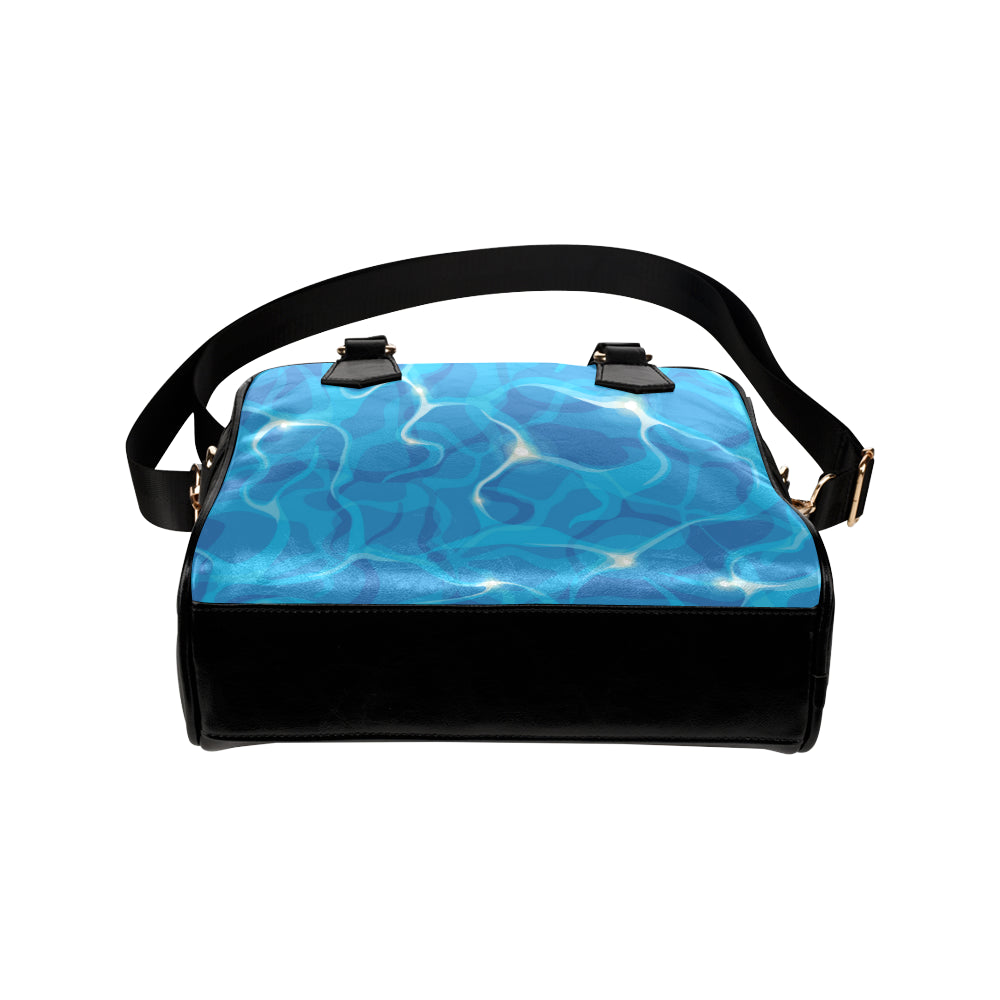 Ocean Reflex Pattern Print Design A02 Shoulder Handbag