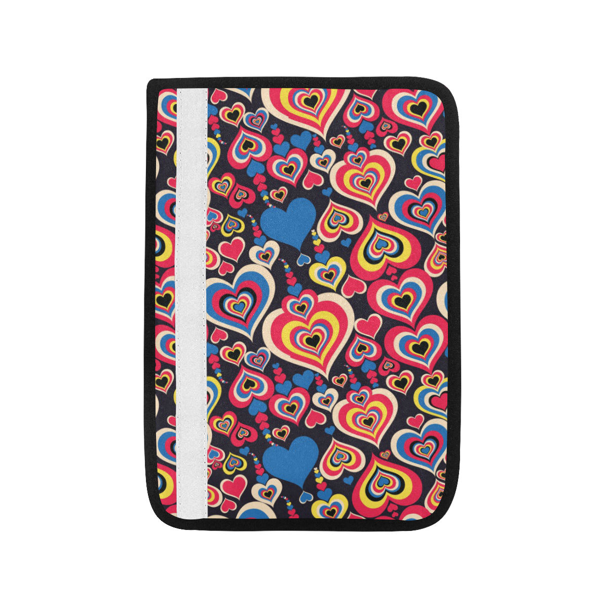 Heart Pattern Print Design HE08 Car Seat Belt Cover