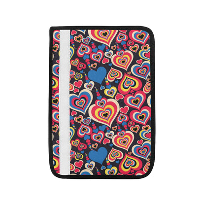 Heart Pattern Print Design HE08 Car Seat Belt Cover
