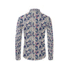 Bird Of Paradise Pattern Print Design 03 Men's Long Sleeve Shirt