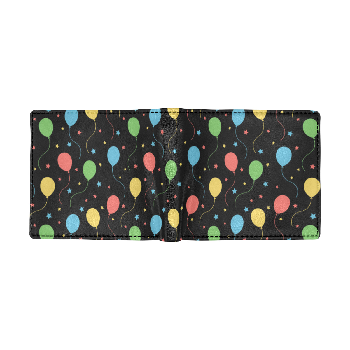 Ballon Colorful Pattern Print Design 04 Men's ID Card Wallet
