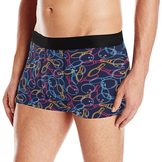 Bowling Pattern Print Design 07 Men's Boxer Briefs