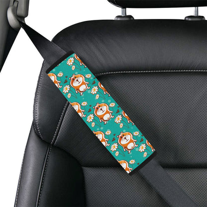 Hamster Pattern Print Design 01 Car Seat Belt Cover