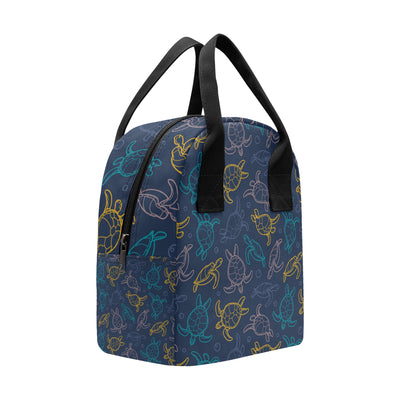 Sea Turtle Baby Print Insulated Lunch Bag