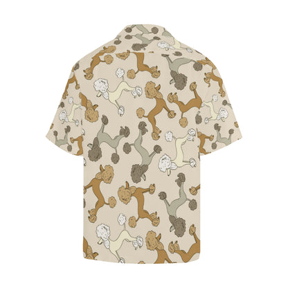 Poodle Pattern Print Design A01 Men's Hawaiian Shirt