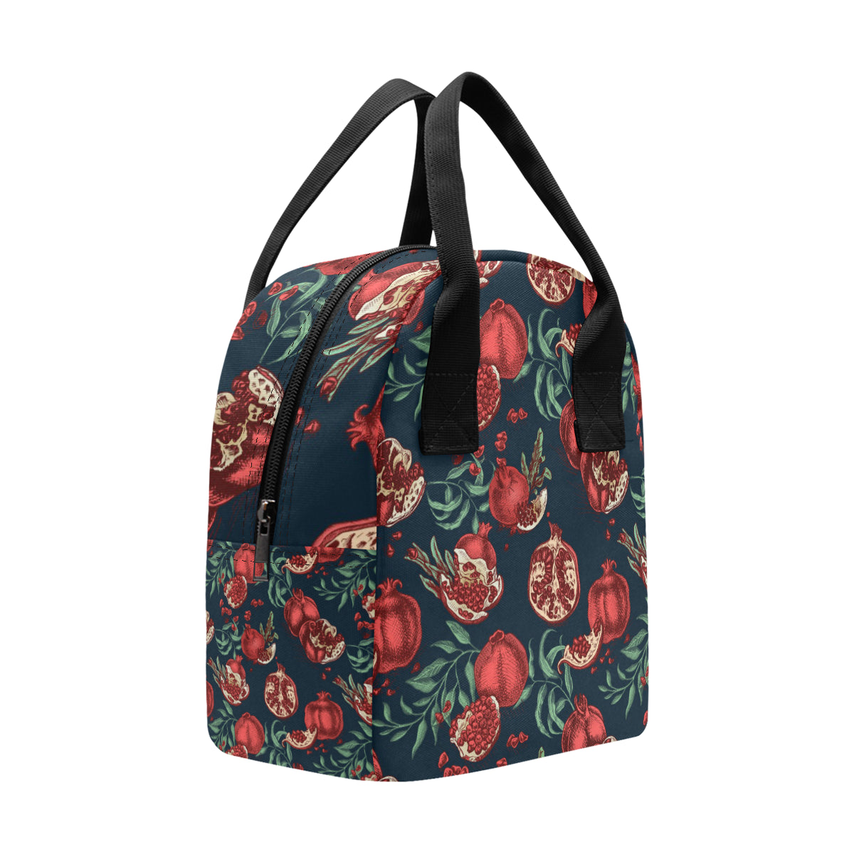 Pomegranate Pattern Print Design PG04 Insulated Lunch Bag