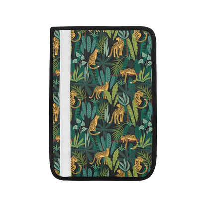 Jaguar Jungle Pattern Print Design 03 Car Seat Belt Cover