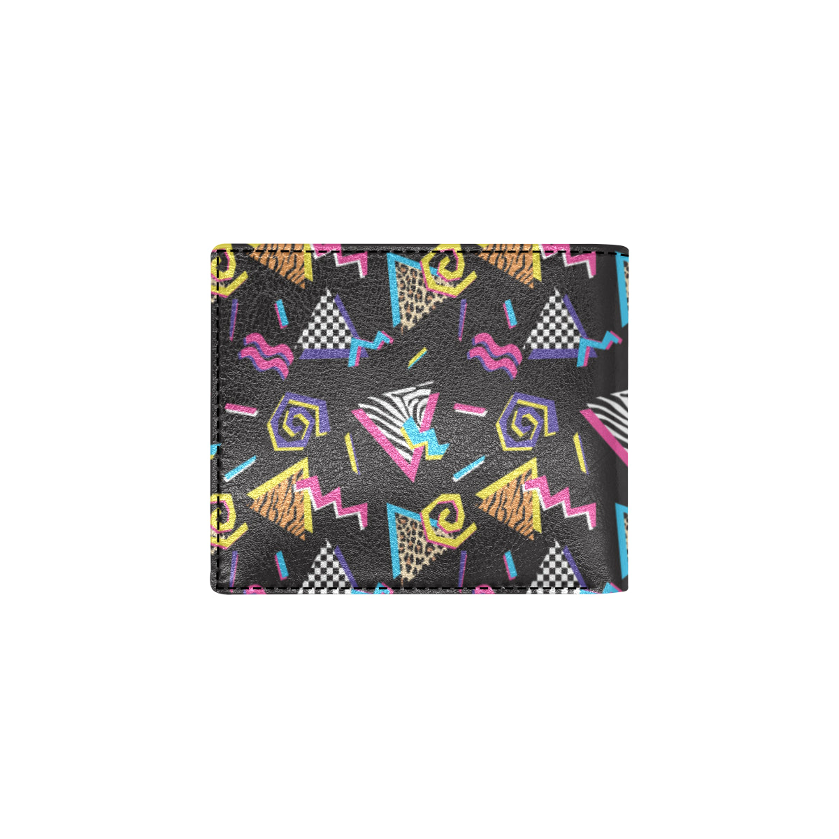 80s Pattern Print Design 3 Men's ID Card Wallet