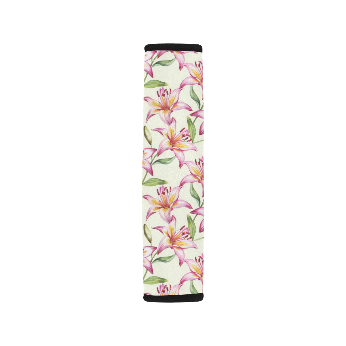 Lily Pattern Print Design LY011 Car Seat Belt Cover