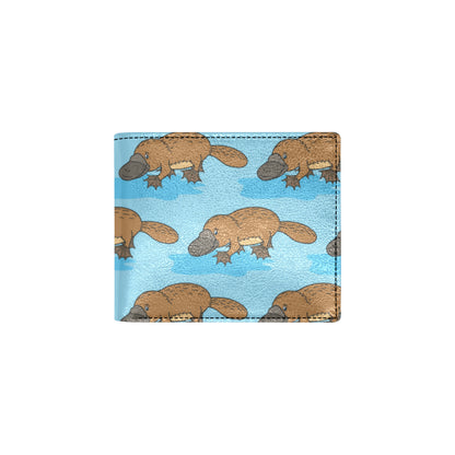 Platypus Pattern Print Design A02 Men's ID Card Wallet