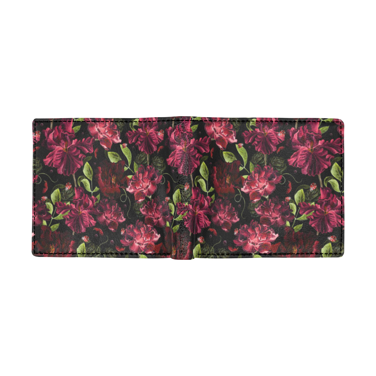 Iris Pattern Print Design IR03 Men's ID Card Wallet