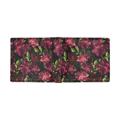 Iris Pattern Print Design IR03 Men's ID Card Wallet