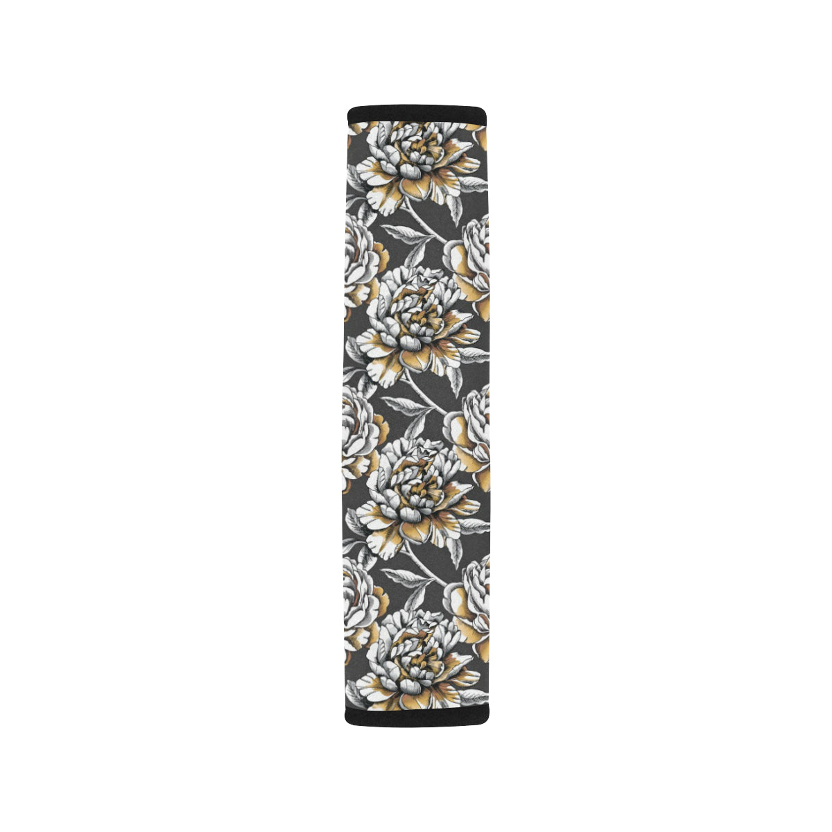 Peony Pattern Print Design PE06 Car Seat Belt Cover