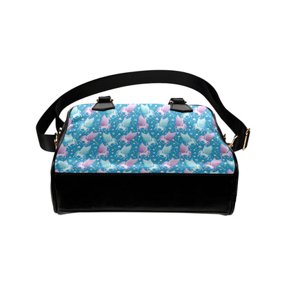 Pegasus Pattern Print Design 04 Shoulder Handbag
