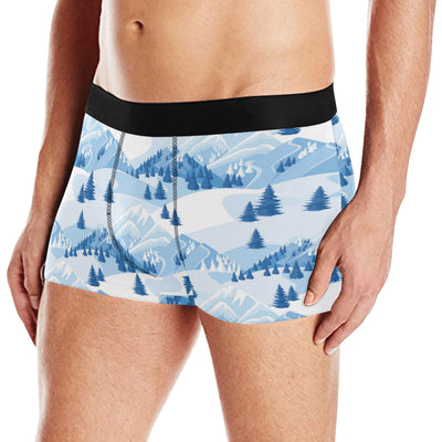 Mountain Pattern Print Design 03 Men's Boxer Briefs