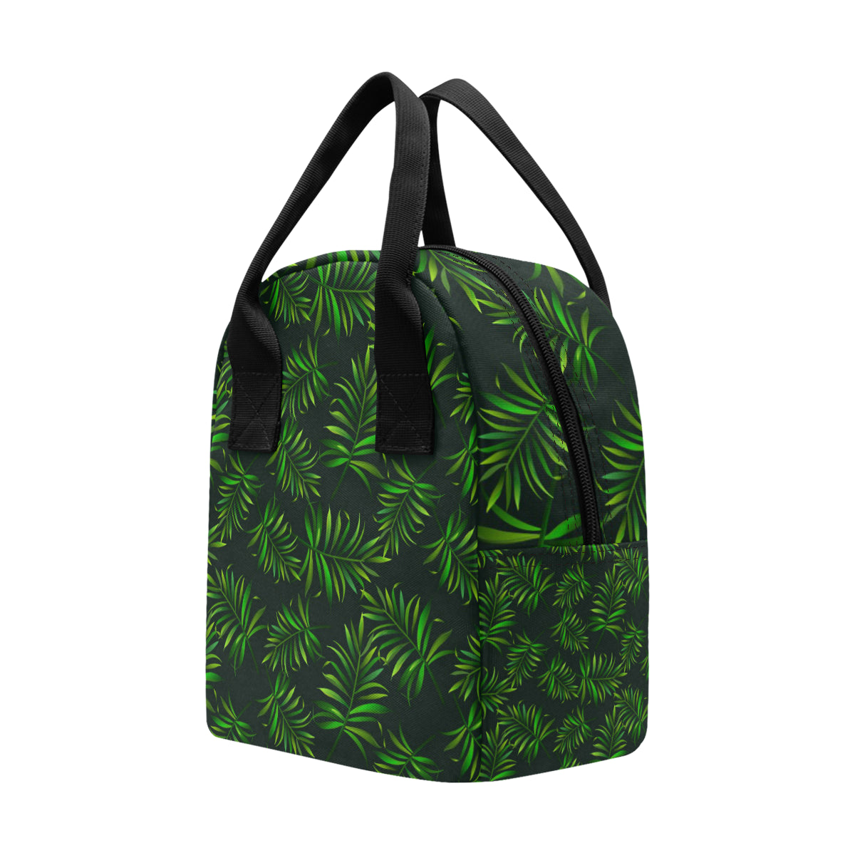 Rainforest Pattern Print Design RF03 Insulated Lunch Bag