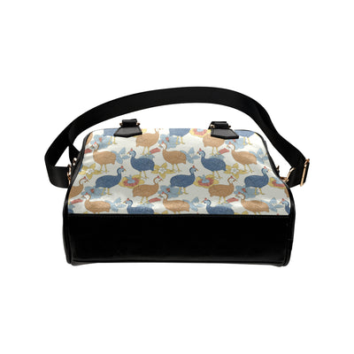Guinea Fowl Pattern Print Design 01 Shoulder Handbag