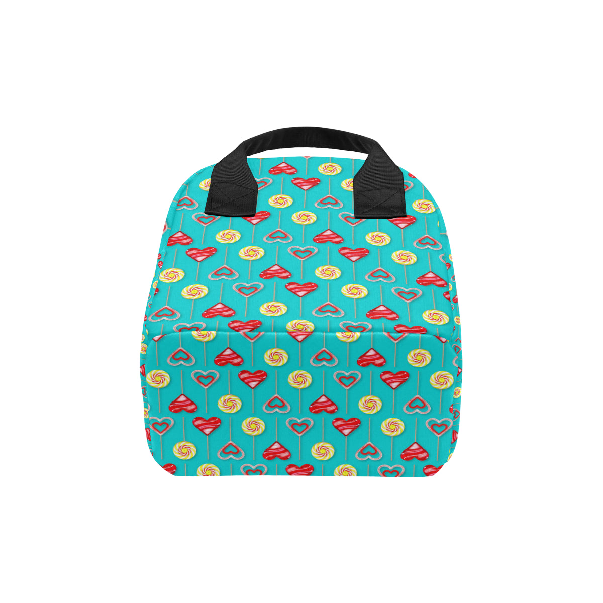 Lollipop Pattern Print Design LL06 Insulated Lunch Bag