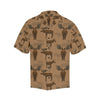 Moose Pattern Print Design 03 Men's Hawaiian Shirt