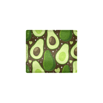 Avocado Pattern Print Design AC04 Men's ID Card Wallet