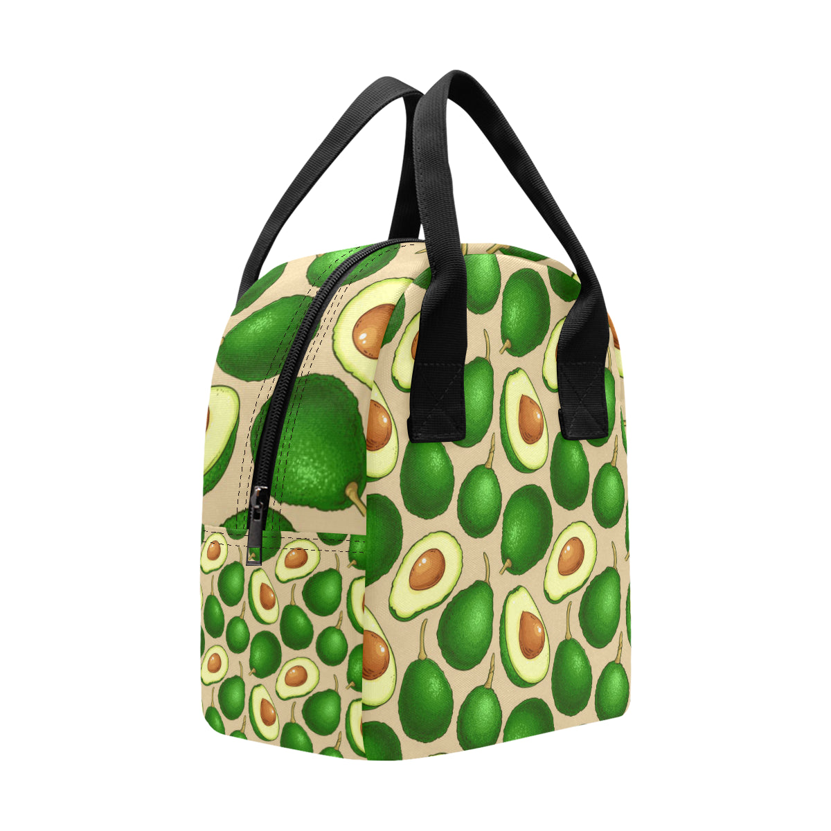 Avocado Pattern Print Design AC010 Insulated Lunch Bag