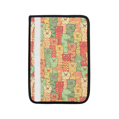 Ferret Pattern Print Design 01 Car Seat Belt Cover