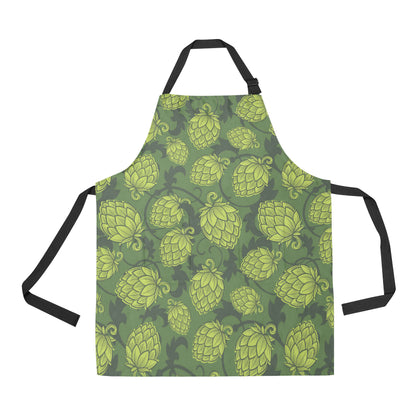Hope Pattern Print Design 02 Apron with Pocket
