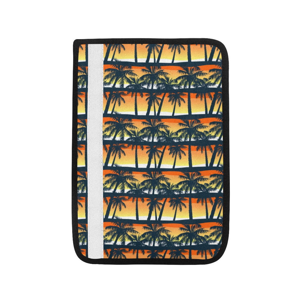 Palm Tree Pattern Print Design PT011 Car Seat Belt Cover
