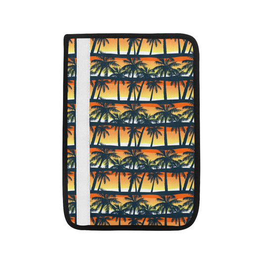 Palm Tree Pattern Print Design PT011 Car Seat Belt Cover