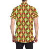 African Classic Print Pattern Men's Short Sleeve Button Up Shirt