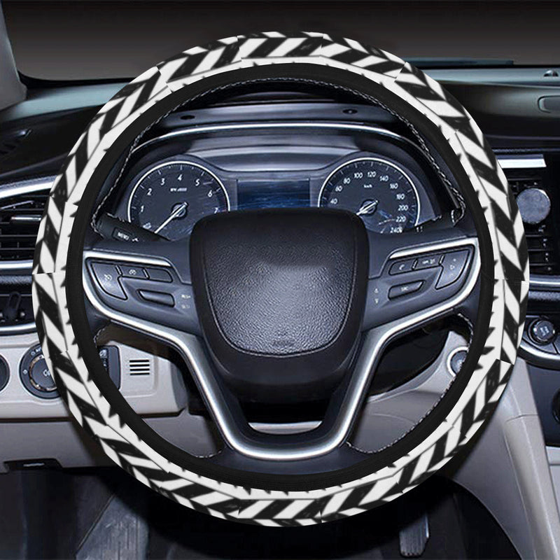 Draw Tribal Aztec Steering Wheel Cover with Elastic Edge