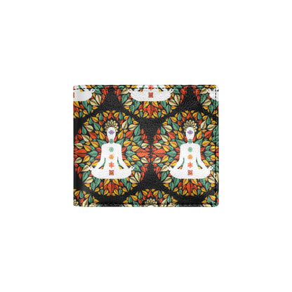 Chakra Yoga Men's ID Card Wallet