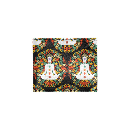 Chakra Yoga Men's ID Card Wallet