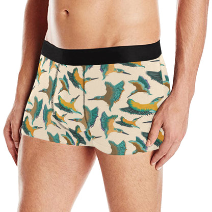 Kingfisher Pattern Print Design 02 Men's Boxer Briefs