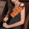 Elm Leave Autum Print Pattern Car Seat Belt Cover