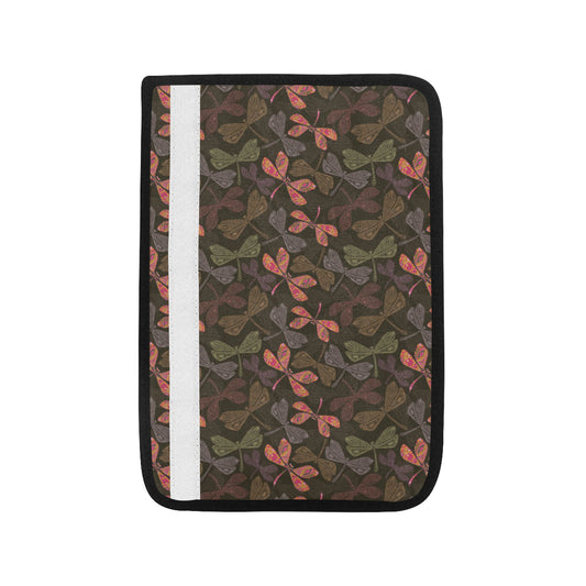 Dragonfly Pattern Print Design 02 Car Seat Belt Cover