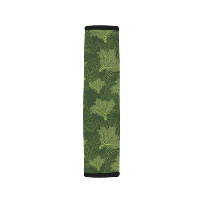 Kale Pattern Print Design 01 Car Seat Belt Cover