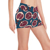 Pomegranate Pattern Print Design PG02 Yoga Shorts