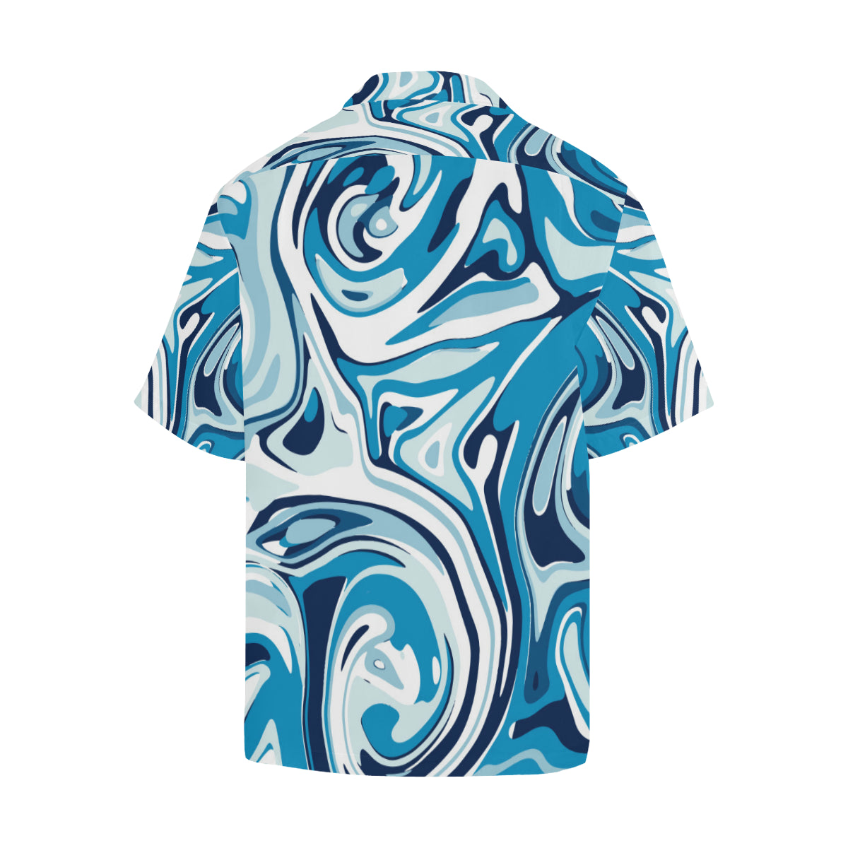 Liquid Pattern Print Design 05 Men's Hawaiian Shirt