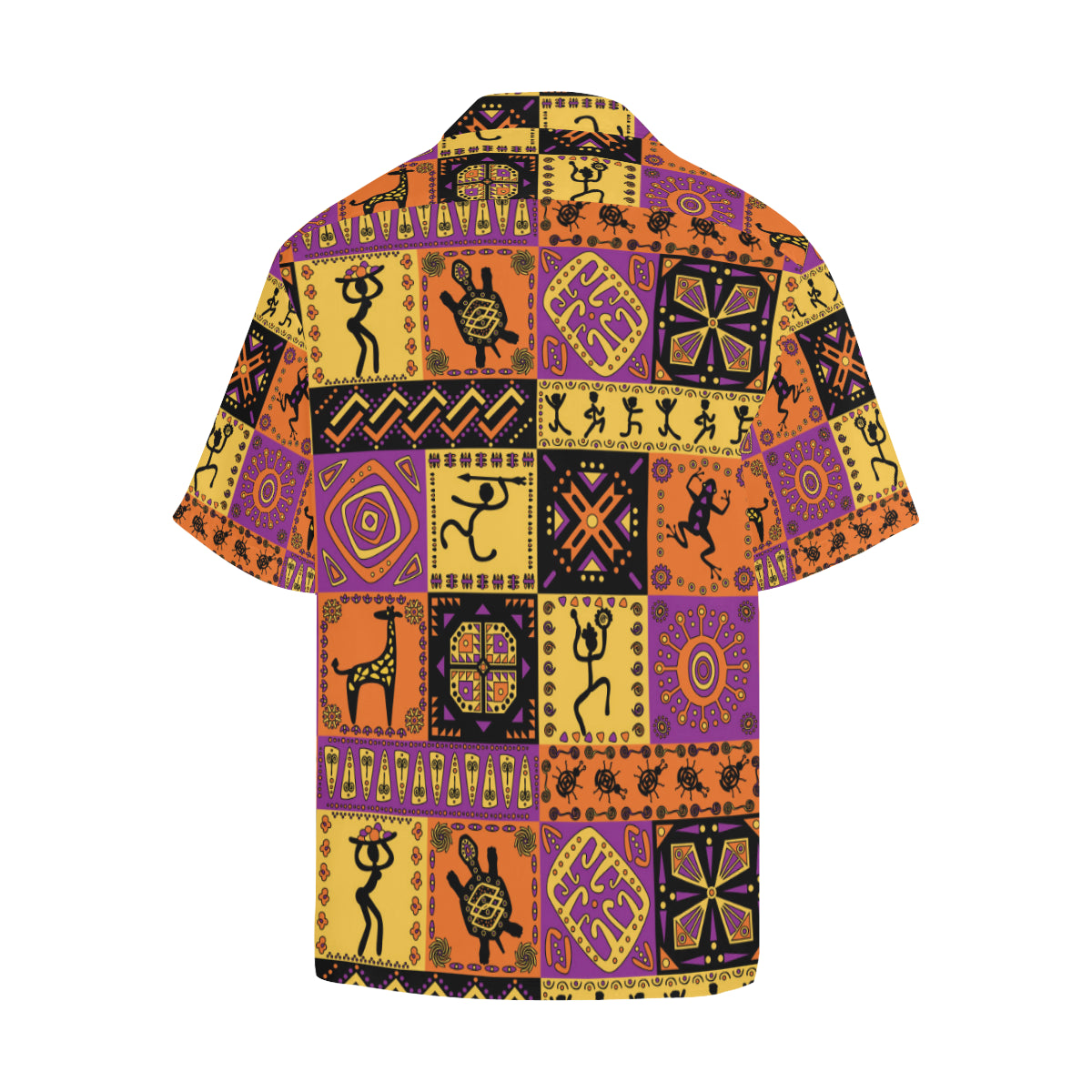 African Pattern Print Design 02 Men's Hawaiian Shirt