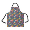 Mermaid Pattern Print Design 08 Apron with Pocket