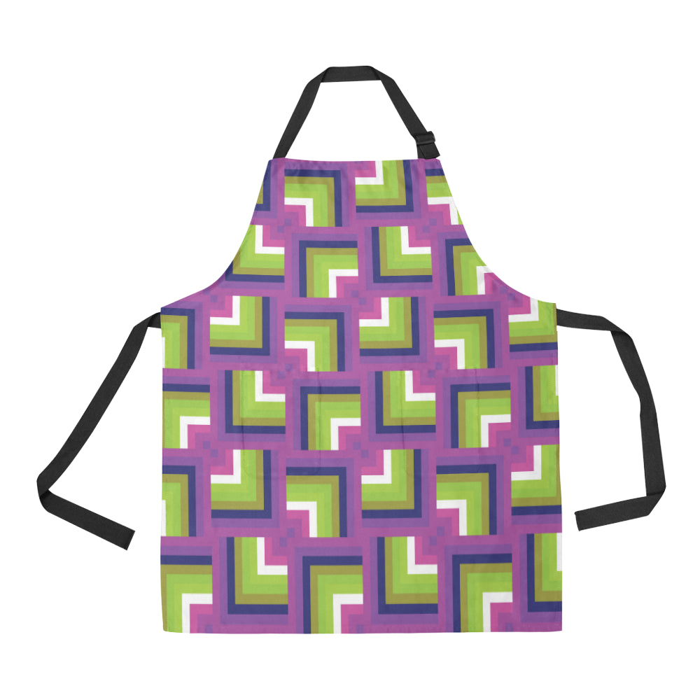 Optical illusion Pattern Print Design A05 Apron with Pocket