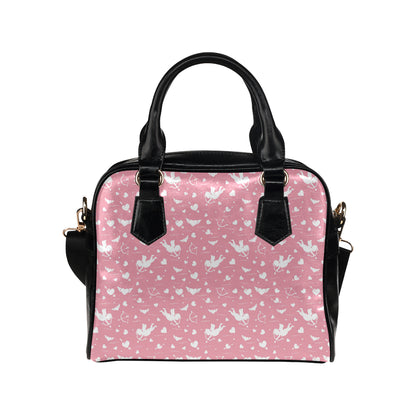 Cupid Pattern Print Design 03 Shoulder Handbag