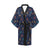 Anchor Pattern Print Design 05 Women's Short Kimono