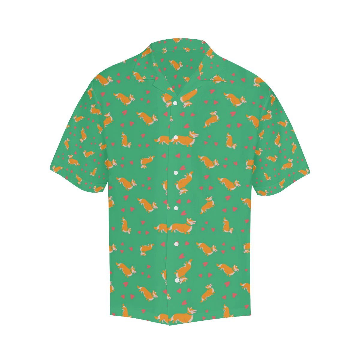 Cardigan Welsh Corgis Pattern Print Design 03 Men's Hawaiian Shirt