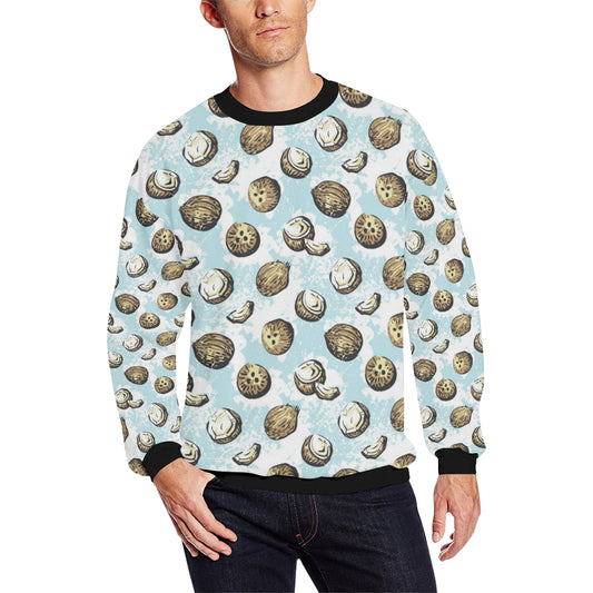 Coconut Pattern Print Design CN01 Men Long Sleeve Sweatshirt