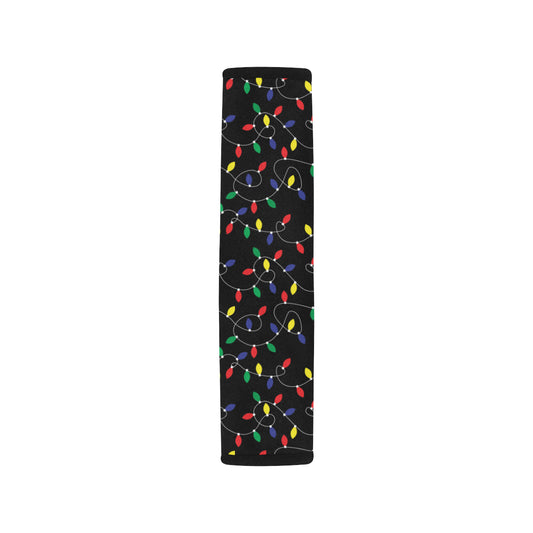 Christmas Light Pattern Print Design 04 Car Seat Belt Cover