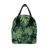 Green Fresh Tropical Palm Leaves Insulated Lunch Bag