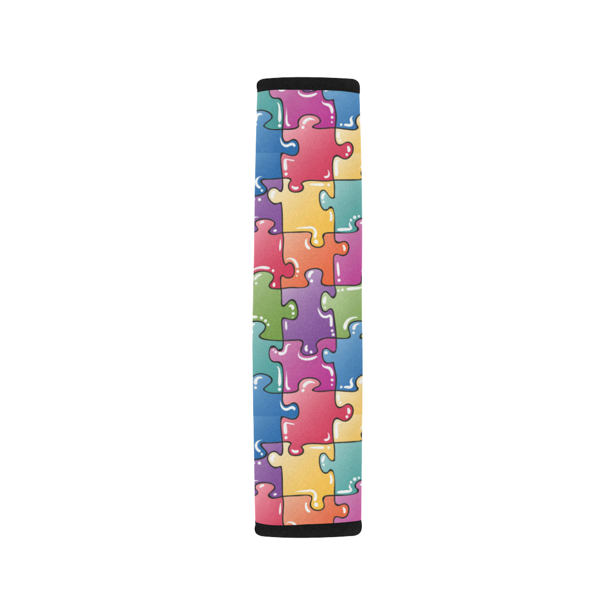 Puzzle Pattern Print Design A05 Car Seat Belt Cover